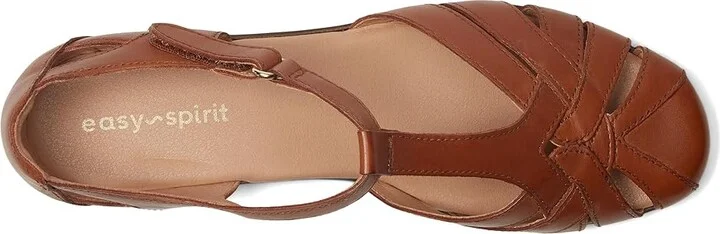 Easy Spirit Darlyn Women's Dress Flat Shoes Medium Brown Leather : 6.5 W (D) - Image 2