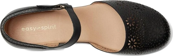Easy Spirit Denita Women's Shoes Black Leather : 8.5 M (B), Leather/Rubber - Image 2