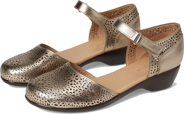 Easy Spirit Denita Women's Shoes Bronze Leather : 11 W (D), Leather/Rubber