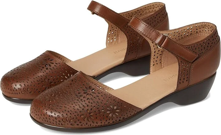 Easy Spirit Denita Women's Shoes Medium Brown Leather : 10 N (A), Leather/Rubber