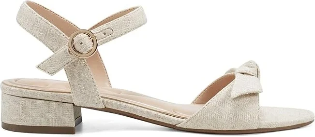 Easy Spirit Ginova Women's Shoes Light Natural Linen : 8 W (D), Leather - Image 5