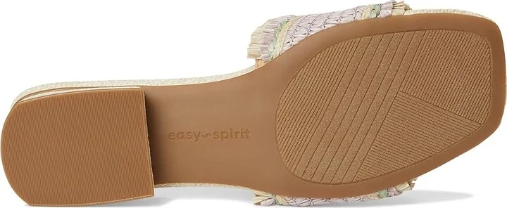 Easy Spirit Graciela Women's Wedge Shoes Light Purple/Beige/Aqua : 7 W (D), Rubber/Synthetic - Image 3