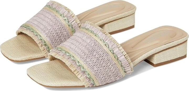 Easy Spirit Graciela Women's Wedge Shoes Light Purple/Beige/Aqua : 7 W (D), Rubber/Synthetic