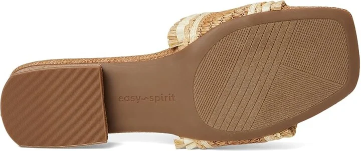 Easy Spirit Graciela Women's Wedge Shoes Medium Brown/Cream : 12 W (D), Rubber/Synthetic - Image 3