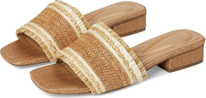Easy Spirit Graciela Women's Wedge Shoes Medium Brown/Cream : 12 W (D), Rubber/Synthetic