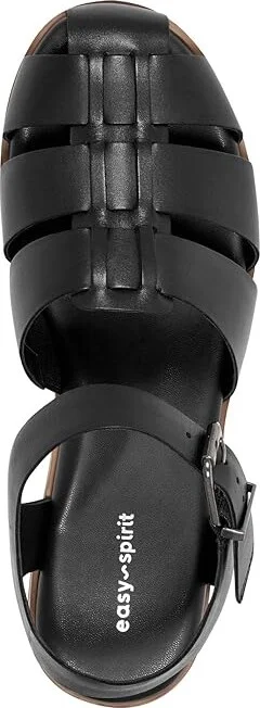 Easy Spirit Gretty Women's Sandals Black Leather : 10 M (B) - Image 2