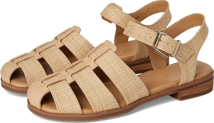 Easy Spirit Gretty Women's Sandals Light Natural Raffia : 9 M (B), Leather
