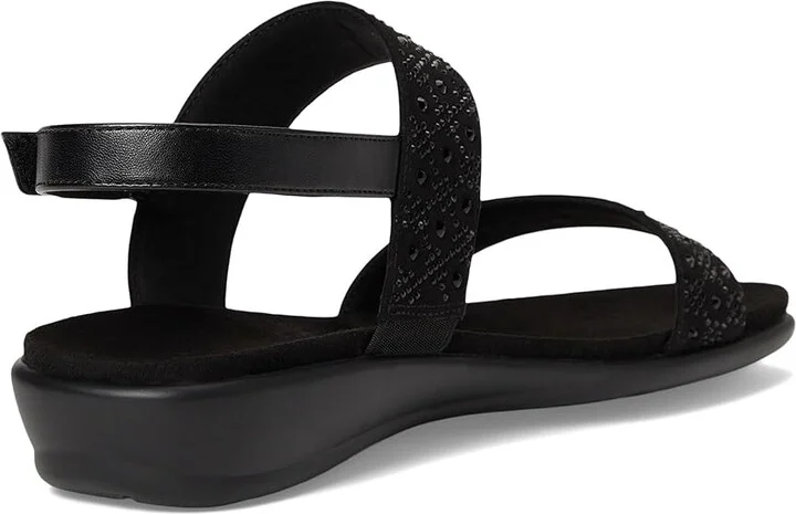 Easy Spirit Haisley Women's Sandals Black : 8.5 M (B), Suede - Image 4