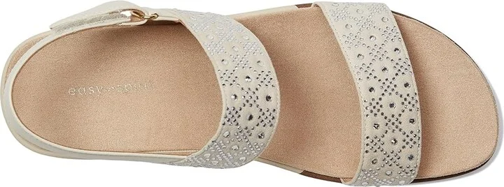Easy Spirit Haisley Women's Sandals Cream : 11 M (B), Suede - Image 2