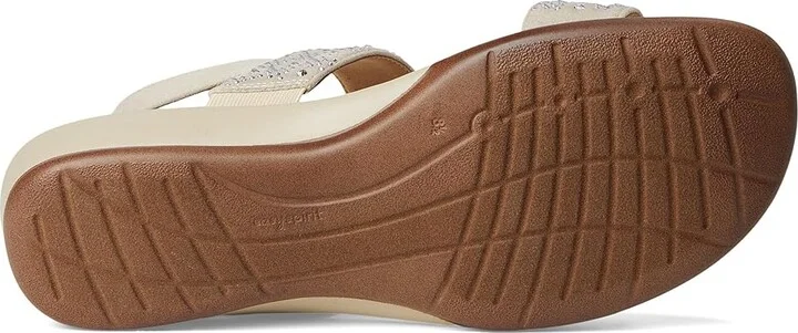 Easy Spirit Haisley Women's Sandals Taupe Shimmer : 7 M (B), Suede - Image 3
