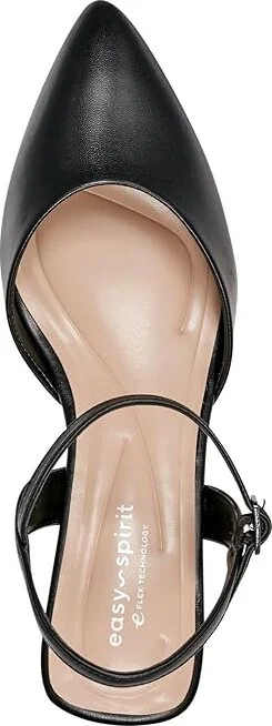 Easy Spirit Halyn High Women's Heels Black Leather : 5.5 M (B), Rubber - Image 2