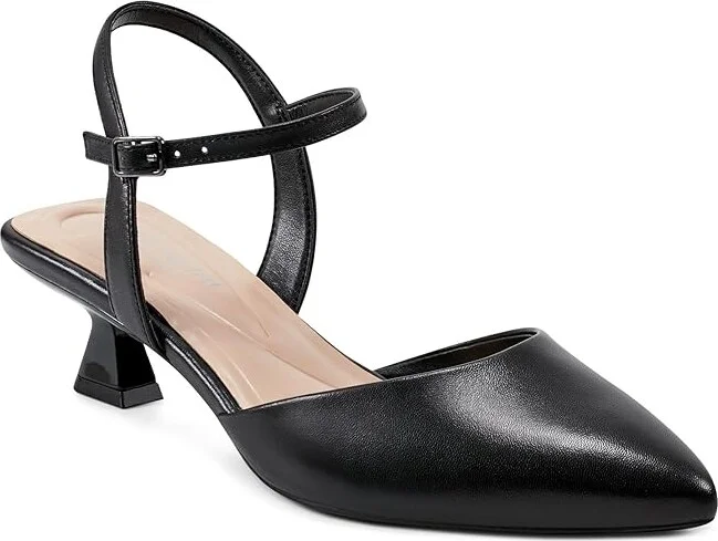 Easy Spirit Halyn High Women's Heels Black Leather : 5.5 M (B), Rubber