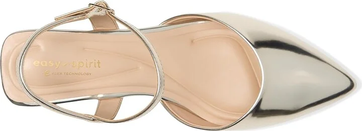 Easy Spirit Halyn High Women's Heels Gold Chrome : 5.5 M (B), Rubber - Image 2