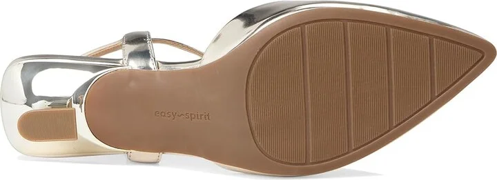 Easy Spirit Halyn High Women's Heels Gold Chrome : 5.5 M (B), Rubber - Image 3