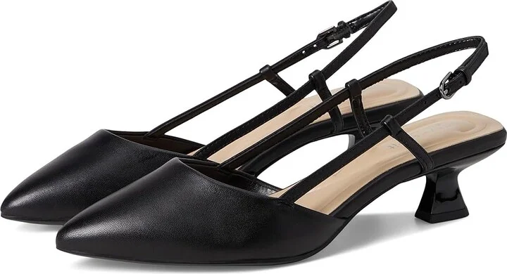 Easy Spirit Havana High Women's Heels Black Leather : 10 W (D)