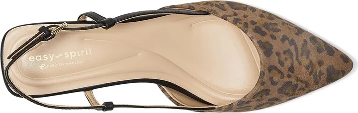 Easy Spirit Havana High Women's Heels Leopard/Black : 5 M (B), Leather - Image 2