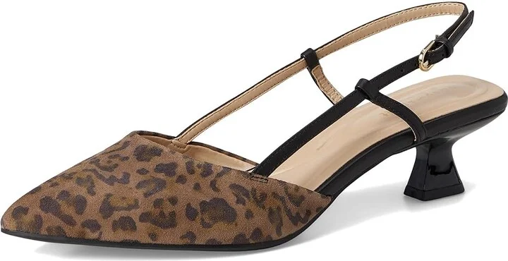 Easy Spirit Havana High Women's Heels Leopard/Black : 5 M (B), Leather - Image 5