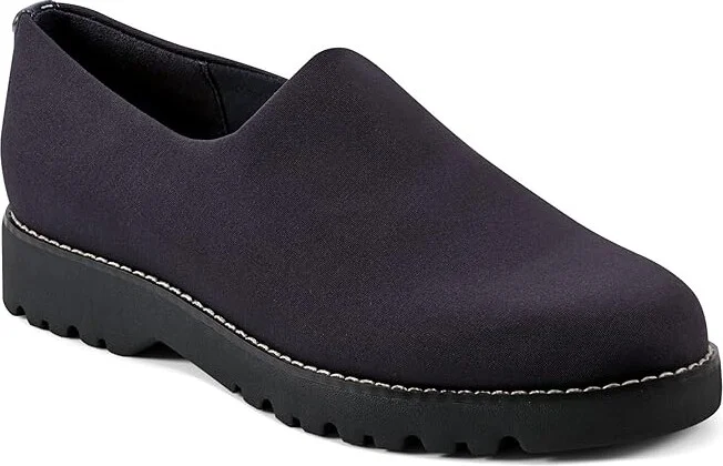 Easy Spirit Hewitt Women's Flat Shoes Navy : 6 W (D), Synthetic - Image 5