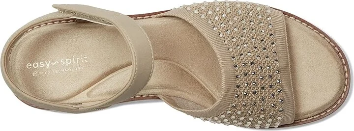Easy Spirit Jaela Women's Sandals Beige/Gold : 11 W (D) - Image 2