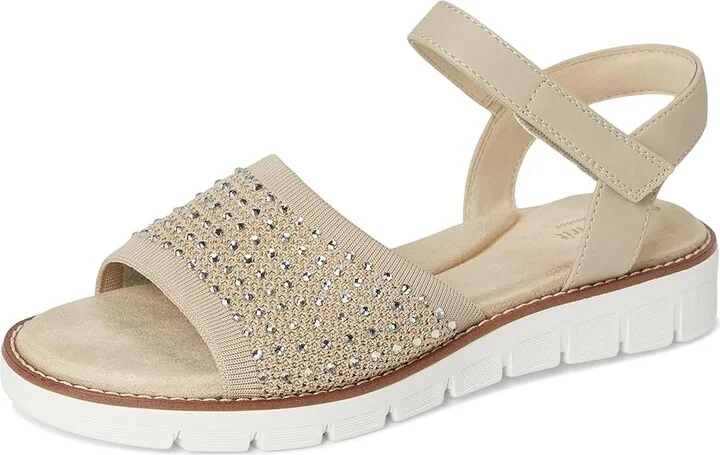 Easy Spirit Jaela Women's Sandals Beige/Gold : 11 W (D) - Image 5