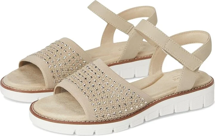 Easy Spirit Jaela Women's Sandals Beige/Gold : 11 W (D)