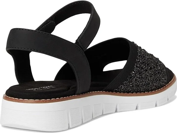 Easy Spirit Jaela Women's Sandals Black/Silver : 6.5 W (D) - Image 4
