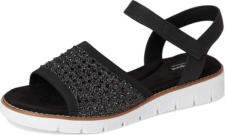 Easy Spirit Jaela Women's Sandals Black/Silver : 6.5 W (D) - Image 5