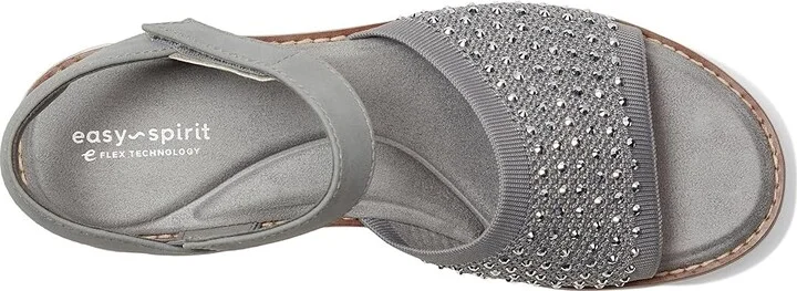Easy Spirit Jaela Women's Sandals Grey/Silver : 12 M (B) - Image 2