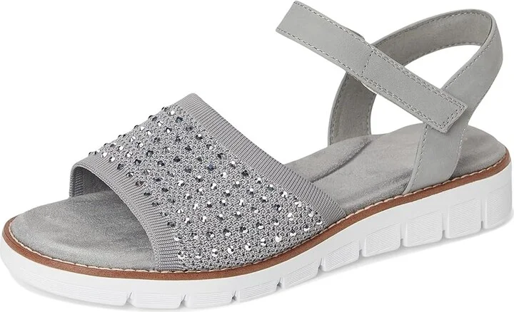 Easy Spirit Jaela Women's Sandals Grey/Silver : 12 M (B) - Image 5