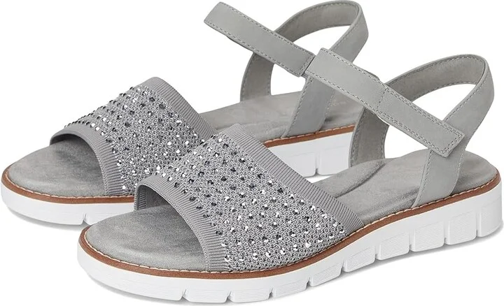 Easy Spirit Jaela Women's Sandals Grey/Silver : 12 M (B)