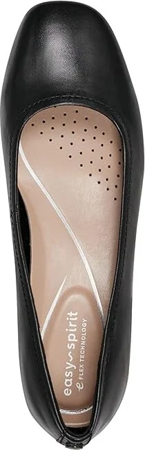 Easy Spirit Jain High Women's Heels Black Leather : 6 W (D), Leather/Rubber - Image 2