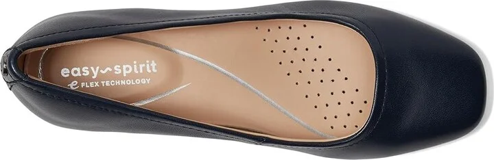 Easy Spirit Jain High Women's Heels Dark Blue Leather : 7.5 W (D), Leather/Rubber - Image 2