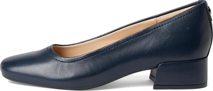 Easy Spirit Jain High Women's Heels Dark Blue Leather : 7.5 W (D), Leather/Rubber - Image 6