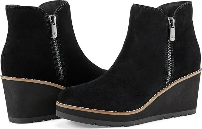 Easy Spirit Jayda Women's Boots Black Suede : 12 M (B)