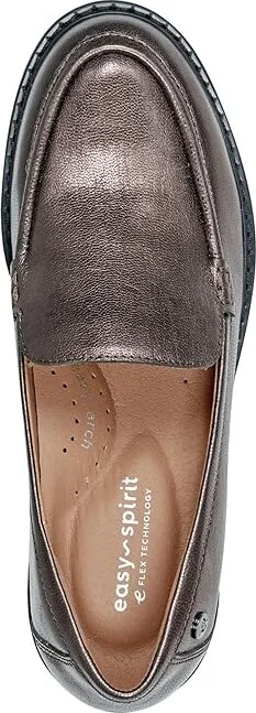 Easy Spirit Jaylin Women's Flat Shoes Bronze Leather : 9.5 M (B) - Image 2