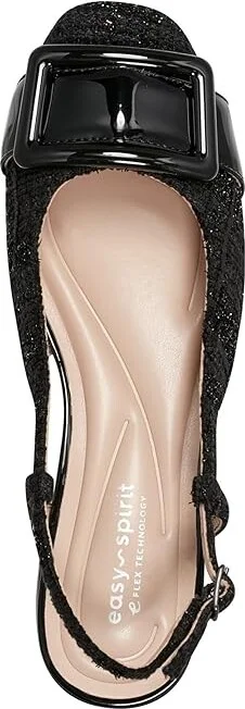 Easy Spirit Jola High Women's Heels Black Tweed : 6 M (B), Leather/Rubber - Image 2