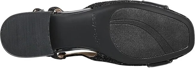 Easy Spirit Jola High Women's Heels Black Tweed : 6 M (B), Leather/Rubber - Image 3