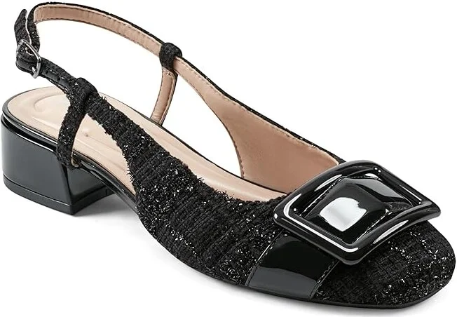 Easy Spirit Jola High Women's Heels Black Tweed : 6 M (B), Leather/Rubber - Image 5