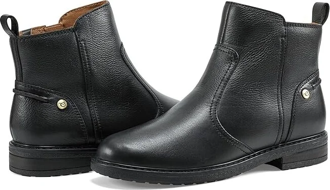 Easy Spirit Juna Women's Boots Black Leather : 5.5 M (B)