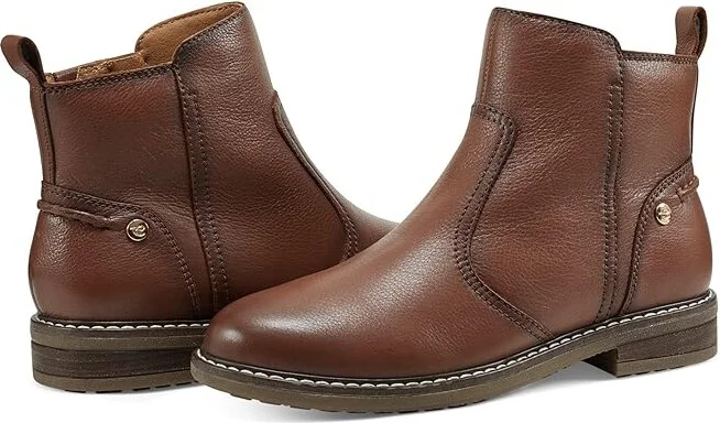 Easy Spirit Juna Women's Boots Medium Brown Leather : 5 M (B)