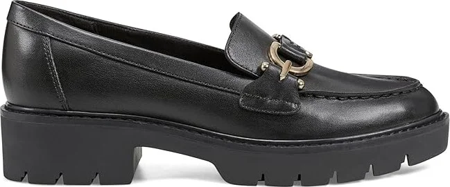 Easy Spirit Kinndle Women's Flat Shoes Black Leather : 9.5 M (B), Leather/Suede - Image 5