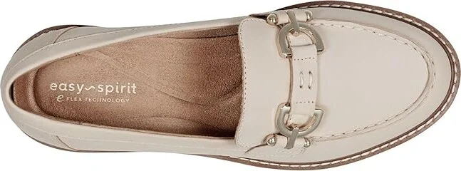 Easy Spirit Kinndle Women's Flat Shoes Light Natural Nubuck : 8.5 M (B), Leather/Suede - Image 2