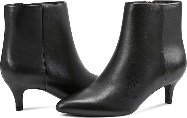 Easy Spirit Laina Women's Boots Black Leather : 11 W (D)