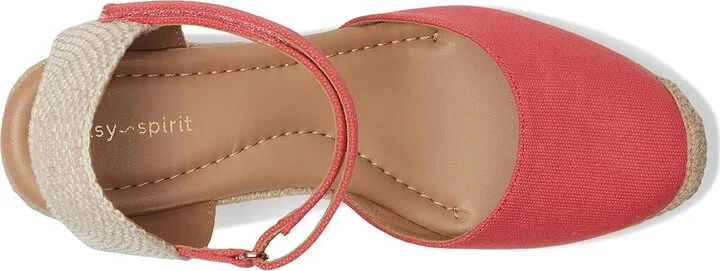 Easy Spirit Makaylie Women's Wedge Shoes Coral/Natural : 9.5 M (B), Rubber/Synthetic - Image 2