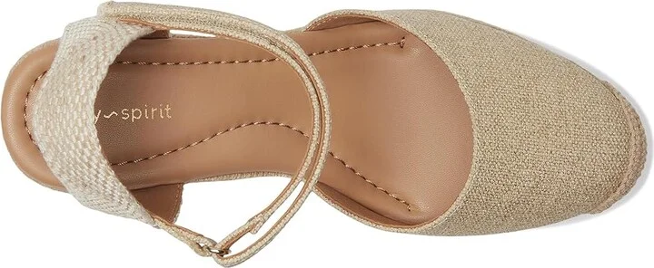 Easy Spirit Makaylie Women's Wedge Shoes Natural/Gold : 10 M (B), Rubber/Synthetic - Image 2