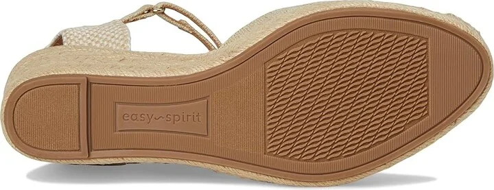 Easy Spirit Makaylie Women's Wedge Shoes Natural/Gold : 10 M (B), Rubber/Synthetic - Image 3