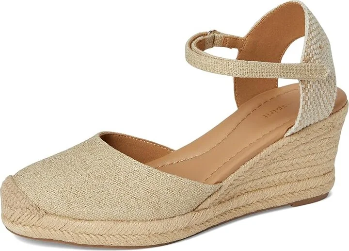 Easy Spirit Makaylie Women's Wedge Shoes Natural/Gold : 10 M (B), Rubber/Synthetic - Image 5