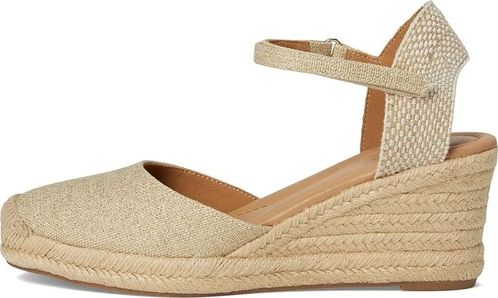 Easy Spirit Makaylie Women's Wedge Shoes Natural/Gold : 10 M (B), Rubber/Synthetic - Image 6
