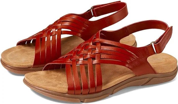 Easy Spirit Mar Women's Shoes Medium Red : 5 M (B), Leather