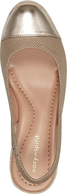 Easy Spirit Margie Women's Sandals Natural/Gold : 11 W (D), Textile - Image 2